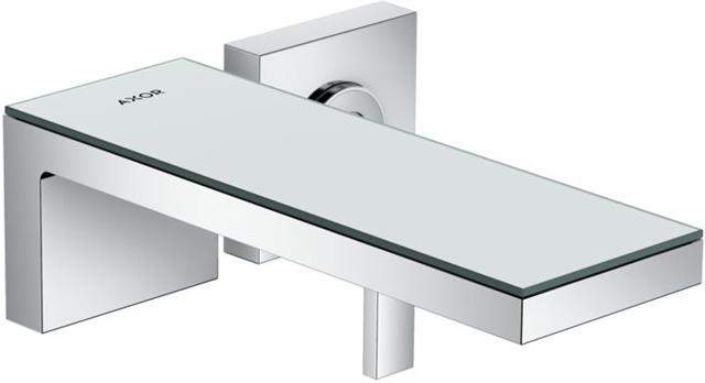 hansgrohe Fertigmontageset Axor MyEdition chrom/Spiegelglas, UP-Waschtisch-Einhebelmischer, Ausladun-47060000