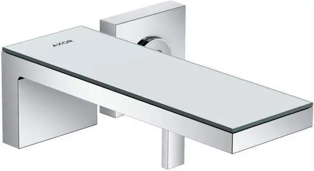 hansgrohe Fertigmontageset Axor MyEdition chrom/Spiegelglas, UP-Waschtisch-Einhebelmischer, Ausladun-47060000