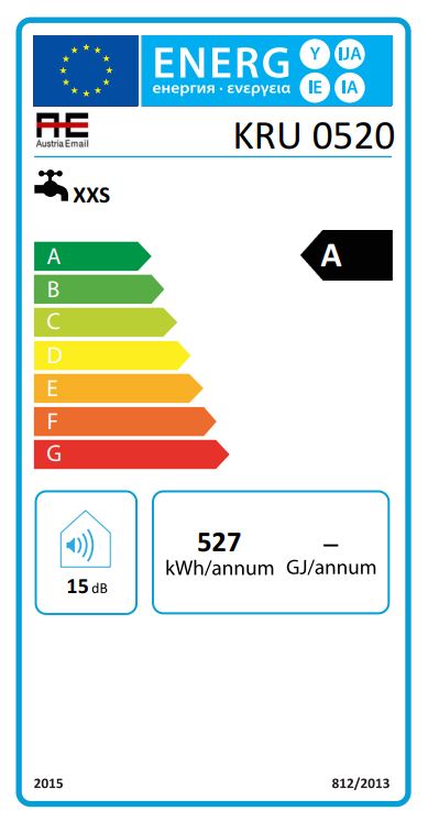 Austria Email Elektro-Kleinspeicher KRU 052, 5 l, weiß, 2 kW, drucklos, Untertisch -101070