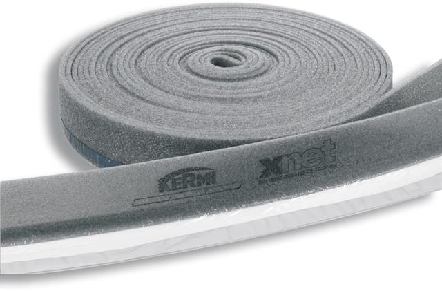 Kermi xnet Randdämmstreifen 80 mm 8 mm PE-Schaum, mit Klebestreifen, 25 m-SFZRS003000