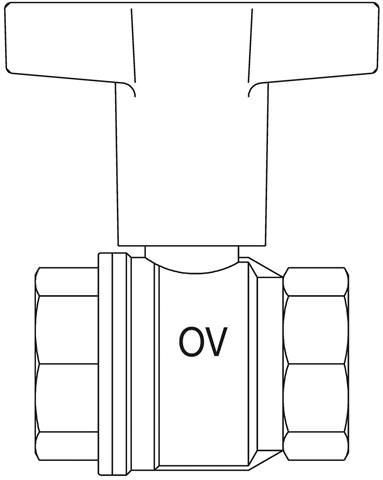 Oventrop Kugelhahn Optibal-1077103