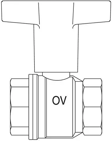 Oventrop Kugelhahn Optibal-1077103