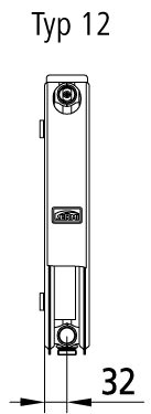 Kermi Ventilheizkörper Plan-V-PTV100300401L1K