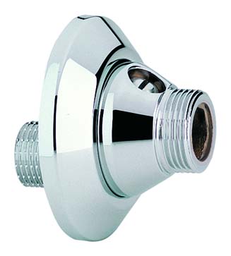 GROHE S-Anschluss 12400 Verstellb. 10mm, 1/2"x3/4" absperrbar, chrom -12400000