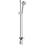 hansgrohe Brauseset Croma 100 Multi chrom, mit 90 cm Brausestange Unica C-27774000