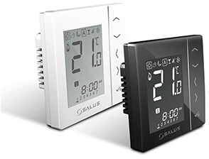 SALUS Thermostat VS30 schwarz, Unterputz, 230 V, 3A Schaltstrom-112644