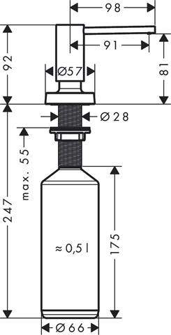 Spülmittelspender A51-40448800