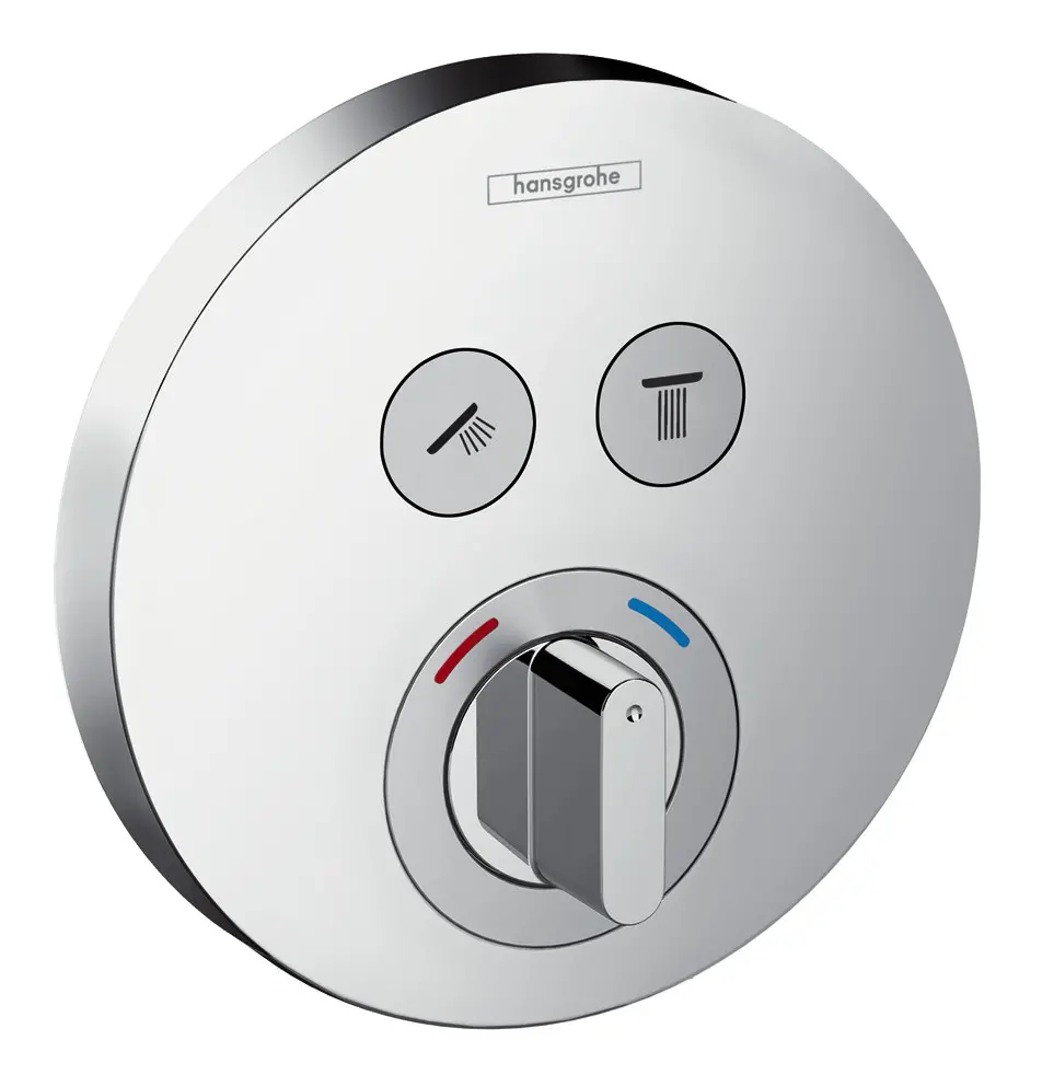 Hansgrohe Fertigmontageset ShowerSelect S UP-Mischer, für 2 Verbraucher, chrom-15748000