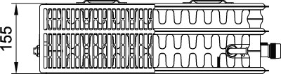 Kermi Ventilheizkörper Profil-V-FTV220601201R1K