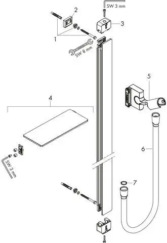 Hansgrohe Brausestange Unica E-27645000