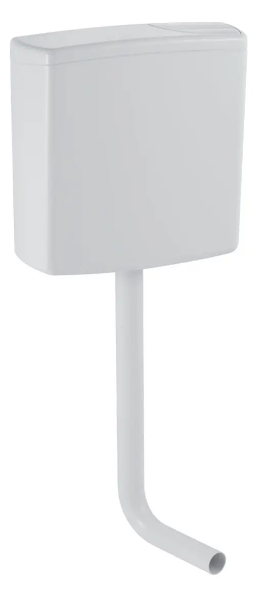 Geberit AP-Spülkasten AP140, Halbhoch, 2-Mengen-Spülung Farbe: weiß-alpin, hinten mitte 140.305.11.1-140305111