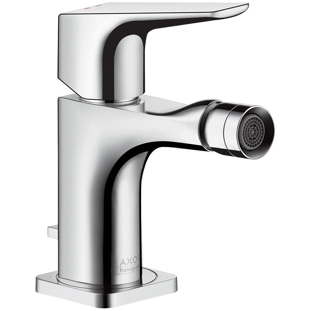 hansgrohe Bidet-Einhebelmischer Axor Citterio E Ausladung 114 mm, mit Ablaufgarnitur, mit Hebelgriff-36121000