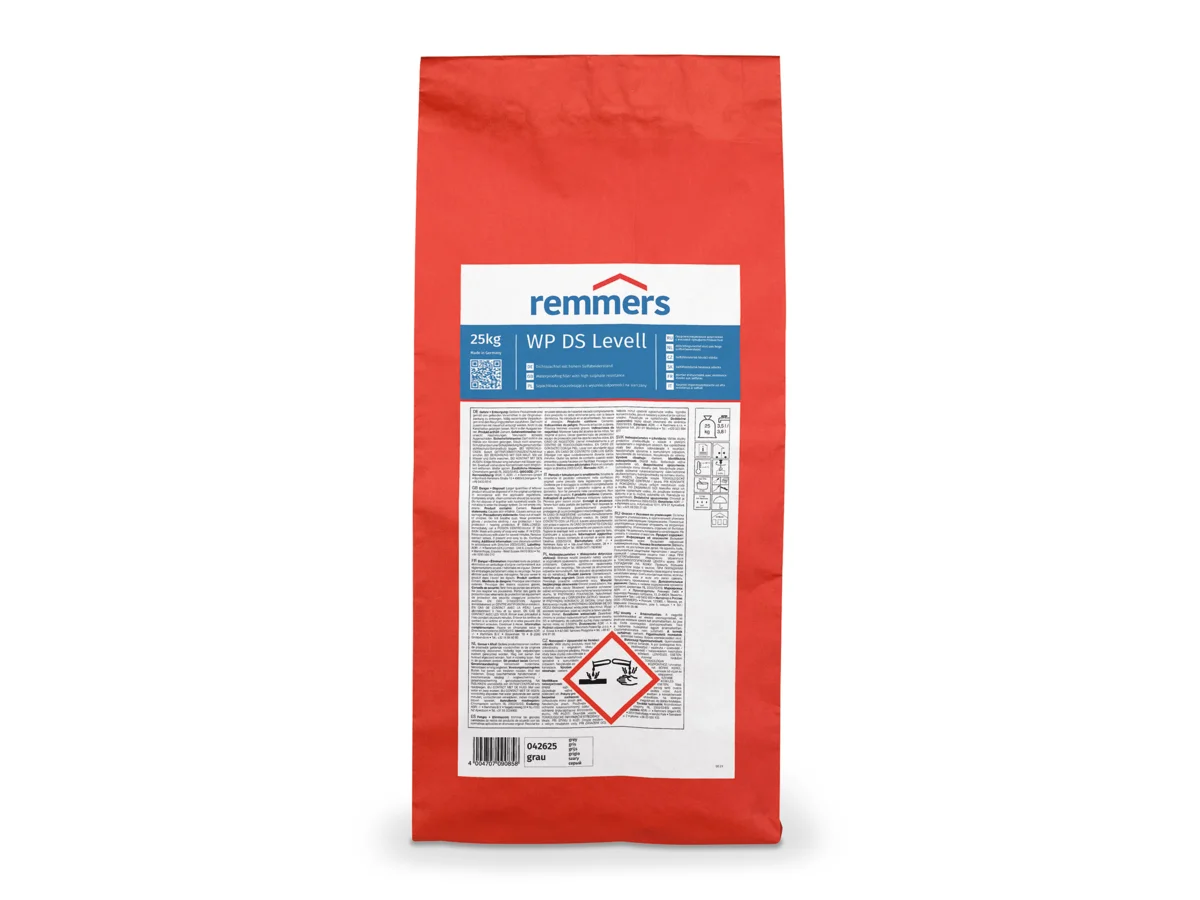 Remmers WP DS Levell - Dichtspachtel a 25 kg grau (ca. 1,7 kg/lfm als Dichtkehle)-42625