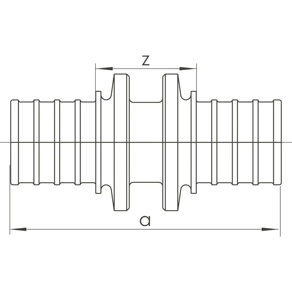 Rehau Kupplung RAUTHERM/RAUTITAN 17 x 2/16 x 1,5 mm - 16 x 2,2/16,2 x 2,6 mm-12407811002 Rehau Kupplung RAUTHERM/RAUTITAN 17 x 2/16 x 1,5 mm - 16 x 2,2/16,2 x 2,6 mm-12407811002