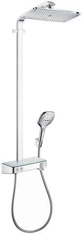 hansgrohe Showerpipe Raindance Select E 360 1jet, mit Brausearm 380mm und Ablage, chrom-27288000