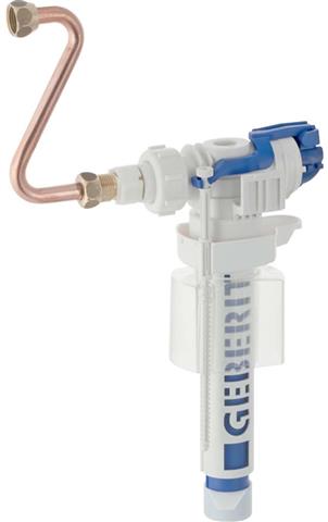 Geberit Füllventil Typ 380 Wasseranschluss seitlich, 3/8", Nippel Messing, für UP-Spülkästen -240705001