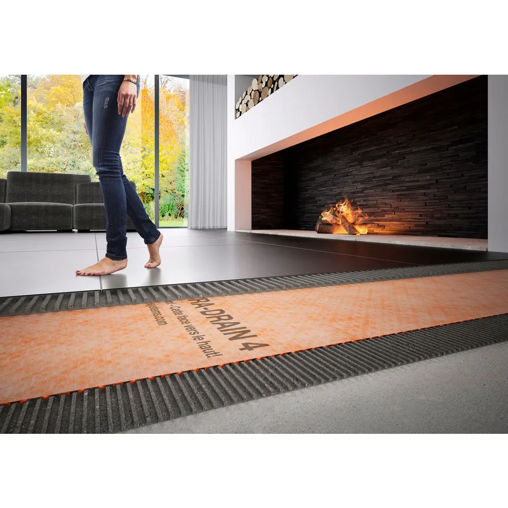 Schlüter DITRA-DRAIN 4 Verbunddrainage Rolle = 25x1 m (25 qm)-DITRA-DRAIN25M