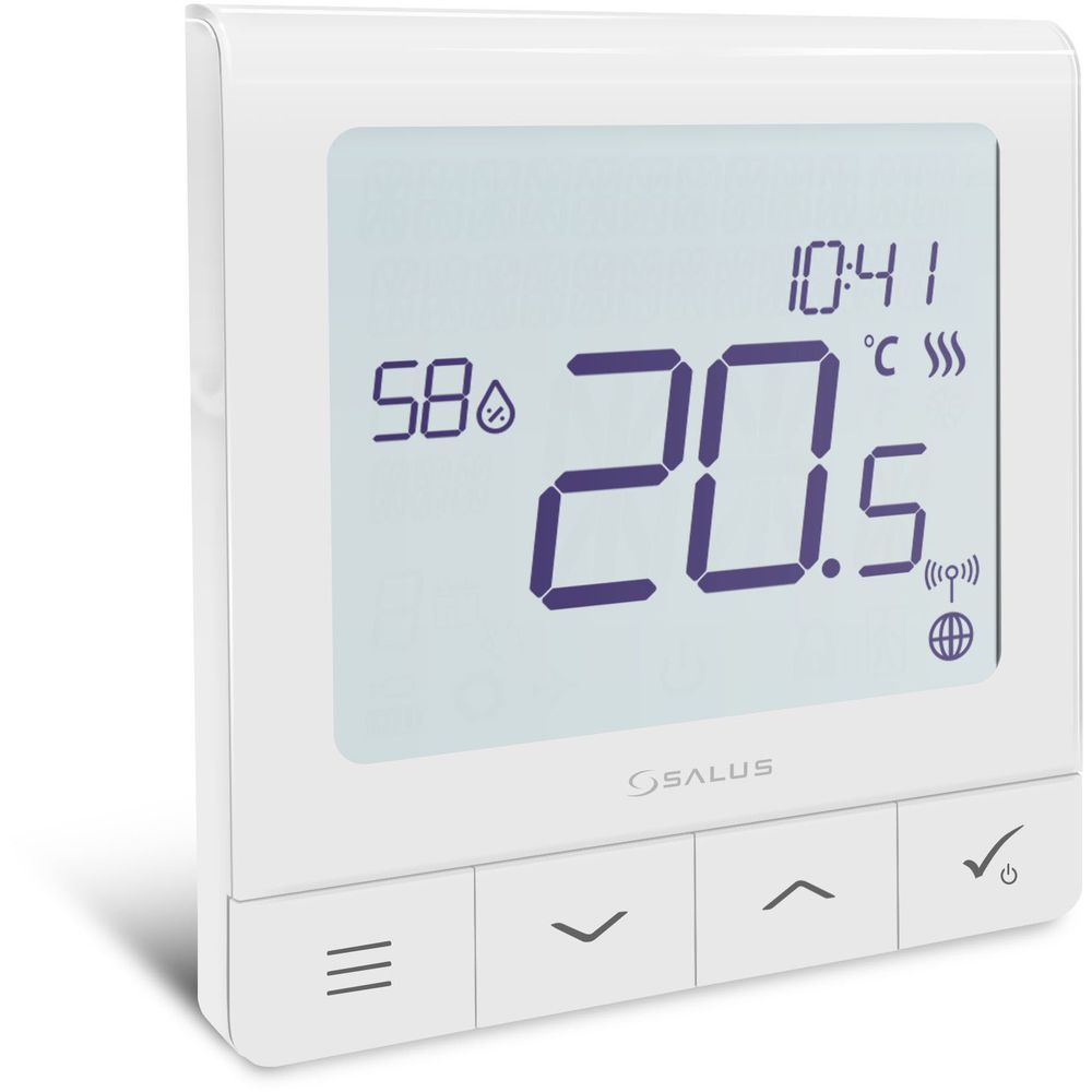 SALUS Raumthermostat QUANTUM SQ610 elektronisch, 230 V, Zigbee 2,4 GHz-113610