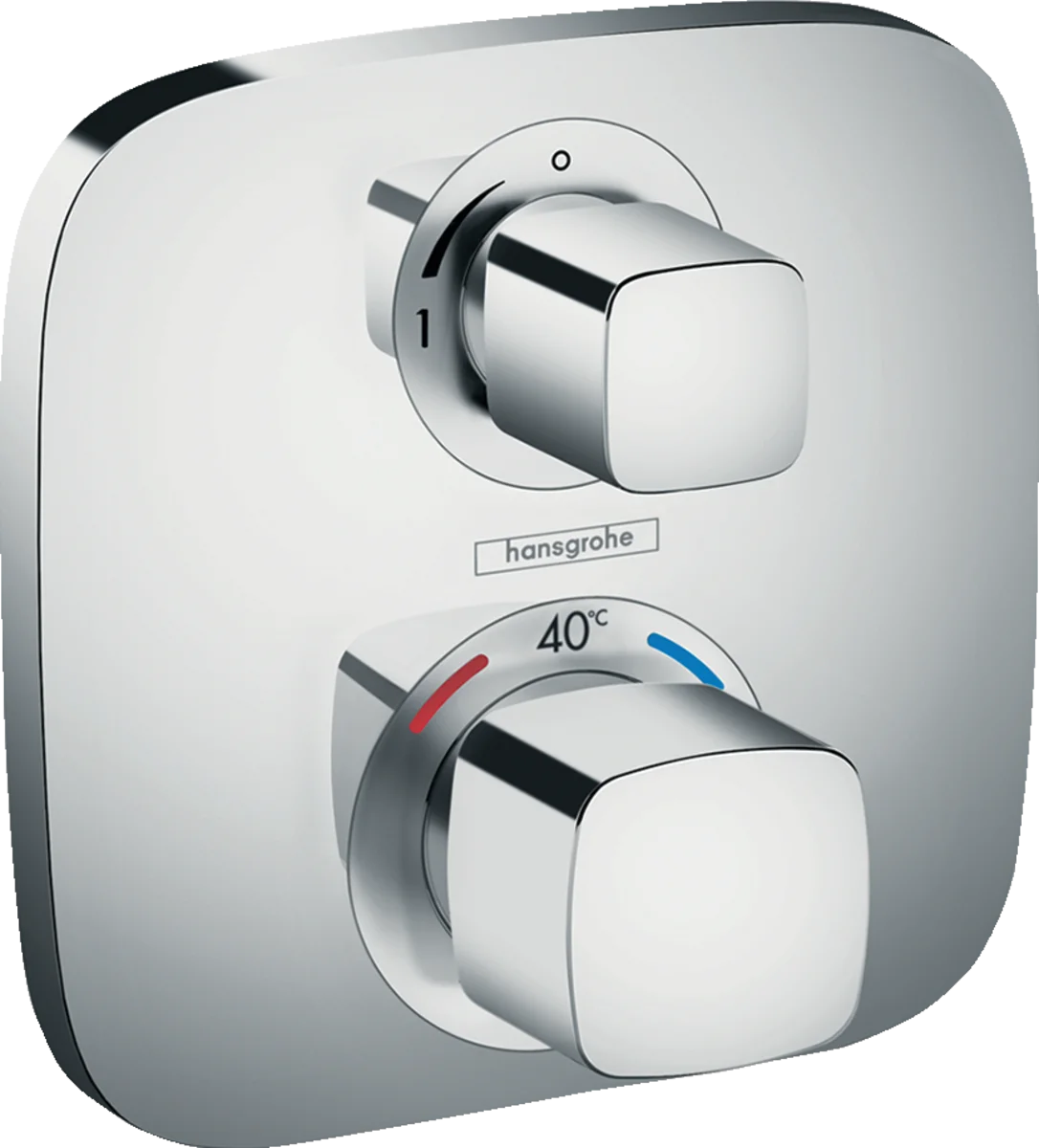 Hansgrohe Thermostat Unterputz Ecostat E, für 1 Verbraucher, chrom-15707000