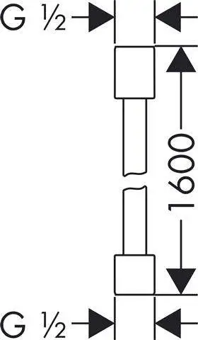 hansgrohe AXOR Starck Metalleffekt Brauseschlauch 1,25 m-28282000 hansgrohe AXOR Starck Metalleffekt Brauseschlauch 1,25 m-28282000