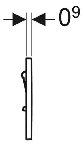 Geberit Urinalsteuerung mit pneumatischer Spülauslösung, Betätigungsplatte Typ 01: weiß-alpin 116.01-116011115 Geberit Urinalsteuerung mit pneumatischer Spülauslösung, Betätigungsplatte Typ 01: weiß-alpin 116.01-116011115