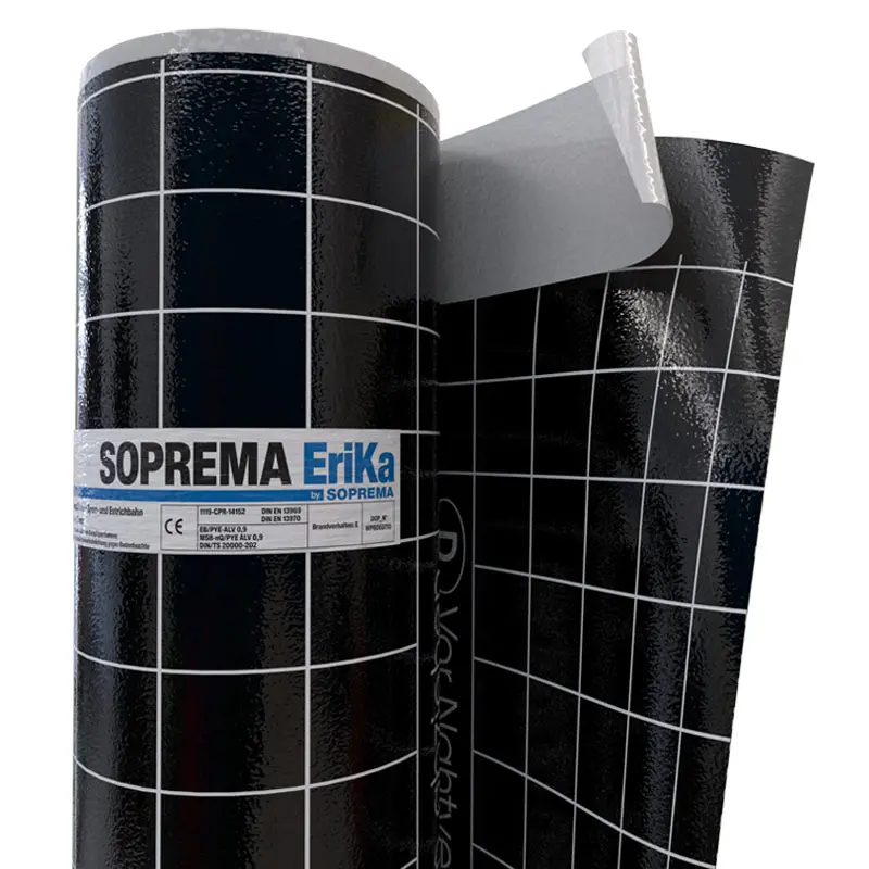 Soprema EriKa Polymerbitumen-Estrichbahn 1,0 x 30 m m. beids. Kaltselbstkleberand-00284729