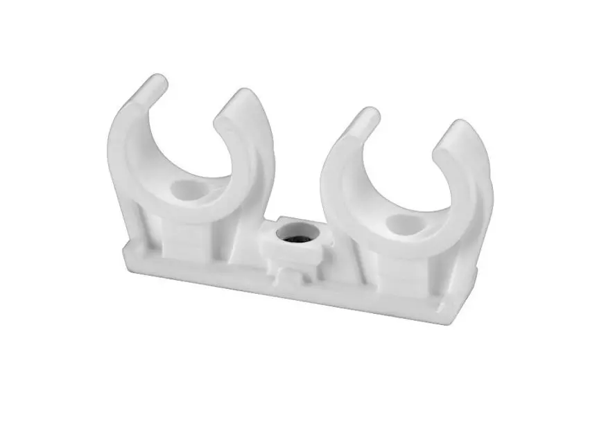 PVC-Rohr-Clip doppelt, 10 mm-261217