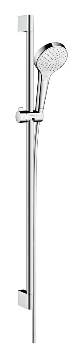 Hansgrohe Brauseset Croma Select S Vario mit Brausestange Unica Croma 900 mm, weiß/chrom-26572400