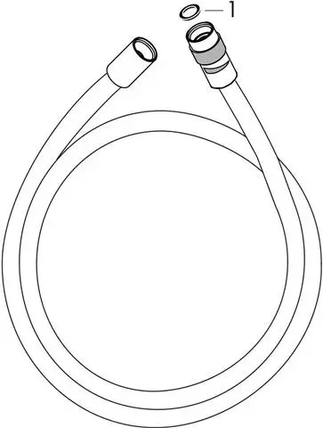 Hansgrohe Brauseschlauch Isiflex-28249000 Hansgrohe Brauseschlauch Isiflex-28249000