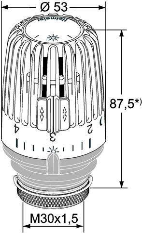 IMI Thermostat-Kopf K-6020-00.500