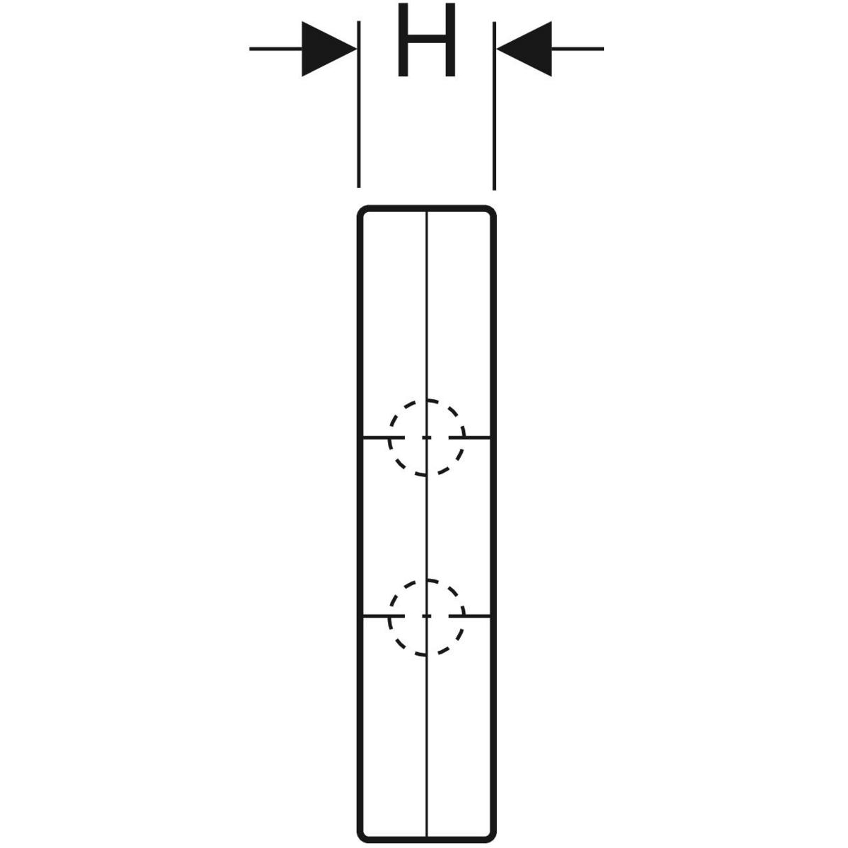 Geberit Kreuzungs-T-Stück Mepla-611319005