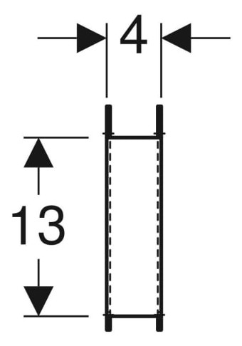 Geberit Abstützungsset für WC-Keramiken mit kleiner Auflagefläche (2 St.) 111.847.00.1-111847001