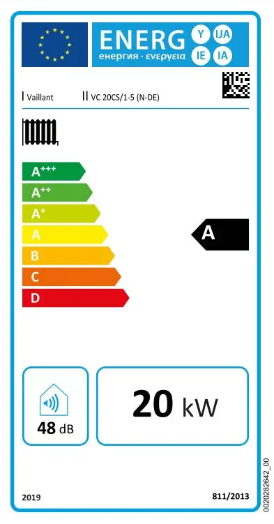 Vaillant ecoTEC plus VC 20CS/1-5 E/LL/P Brennwert Gas-Wandheizgerät-10043898