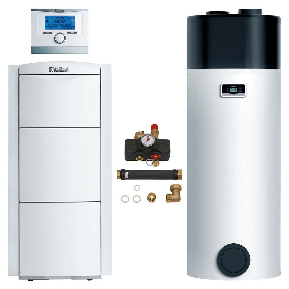 Vaillant Gas-Hybrid-Paket 2.33 ecoVIT excl. VKK 226/4 Erdgas E mit BW-Wärmepumpe aroSTOR VW BM200-0010034136