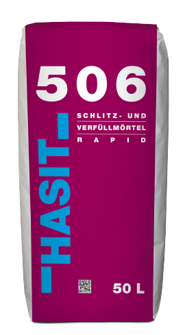 Hasit 506 Schlitz-u. Verfüllmörtel rapid 50 ltr z. Verfüllen v. Wandschlitzen, Install.-u.Kabelsch-2000065761