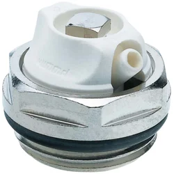 Heizkoerper-Entlueftungsventil, Messing 3/8", m. drehbarem Entlueftungsring KST. -2532380001