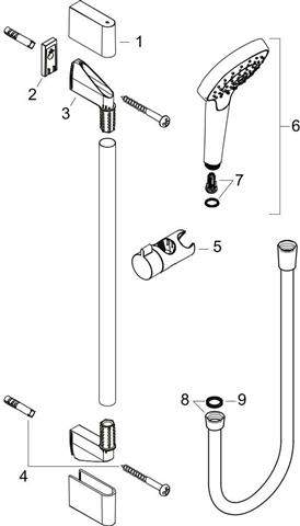 hansgrohe Brauseset Croma Select S Multi-26571400