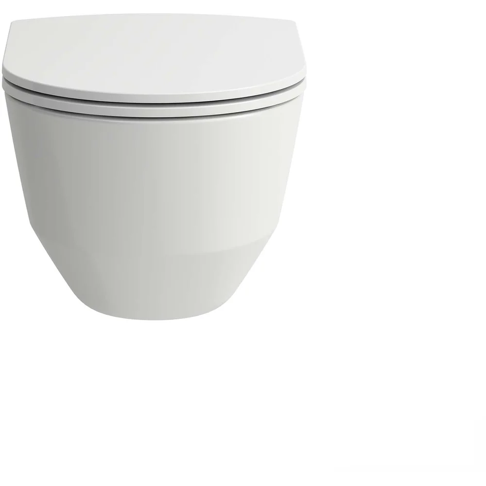 Laufen Wand-Tiefspül-WC LAUFEN PRO m. verdeckter Befestigung weiß, spülrandlos, Ausladung 53 cm-H8209660000001