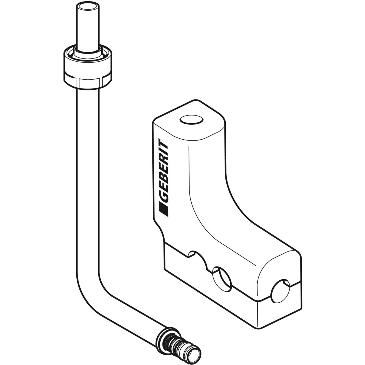 Geberit Metallrohr-Anschlussbogen Mepla-611250227