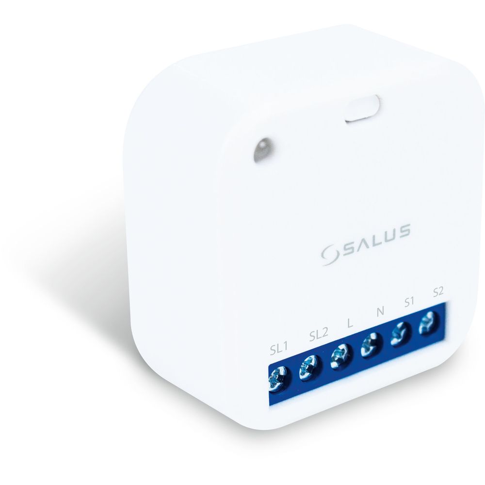 SALUS Doppelausgangsrelais RS600 Zigbee 2.4 GHz HA1.2 mit 2 Ausgängen, 230 V-112677