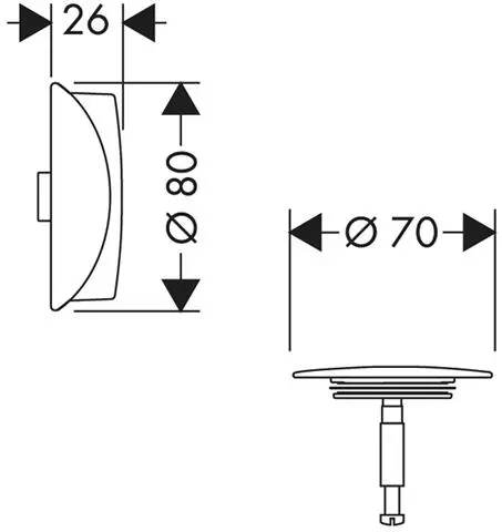 Hansgrohe Fertigmontageset Flexaplus-58185000