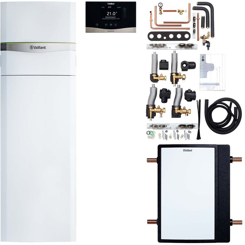 Vaillant Wärmepumpenpaket 4.6207 flexoCOMPACT exclusive VWF 58/4 mit fluoCOLLECT-8000017321