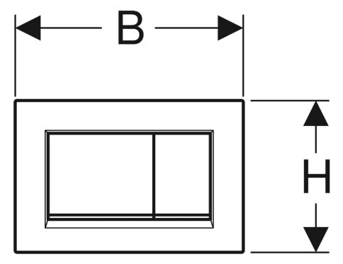 Geberit Betätigungsplatte Sigma30-115883KJ1