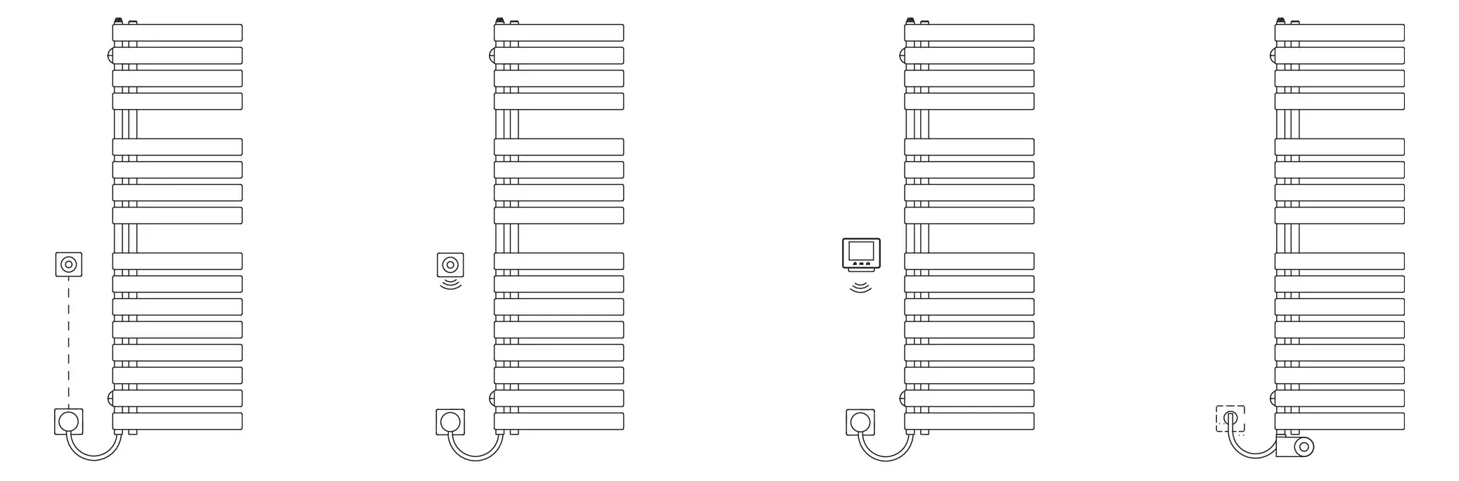 Kermi Badheizkörper Credo Half flat -E-EAE1A1000452CXK