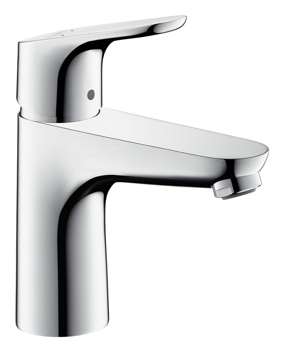 Hansgrohe Waschtisch-Einhebelmischer Focus 100 mit Ablaufgarnitur, chrom-31607000