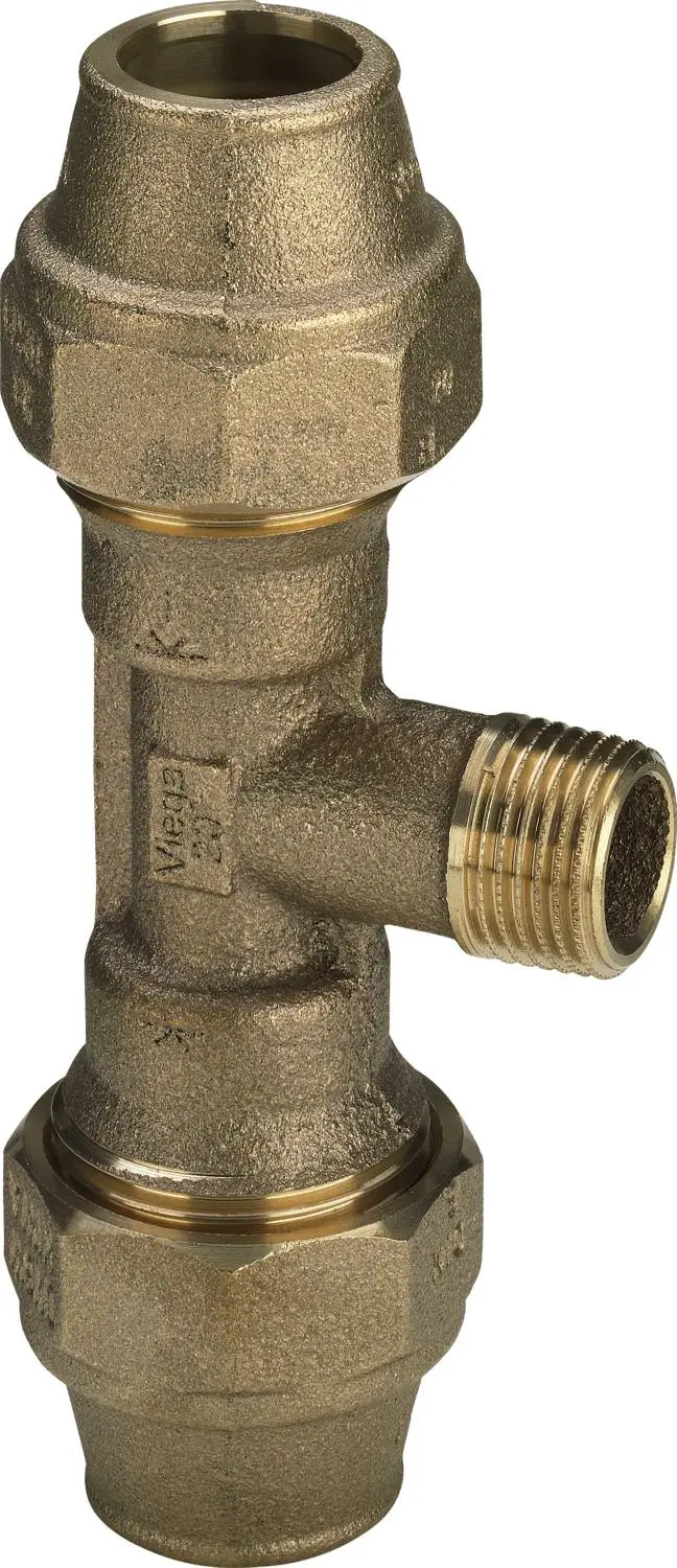 Viega Maxiplex 9052 PE-T-Stück mit AG-275 259