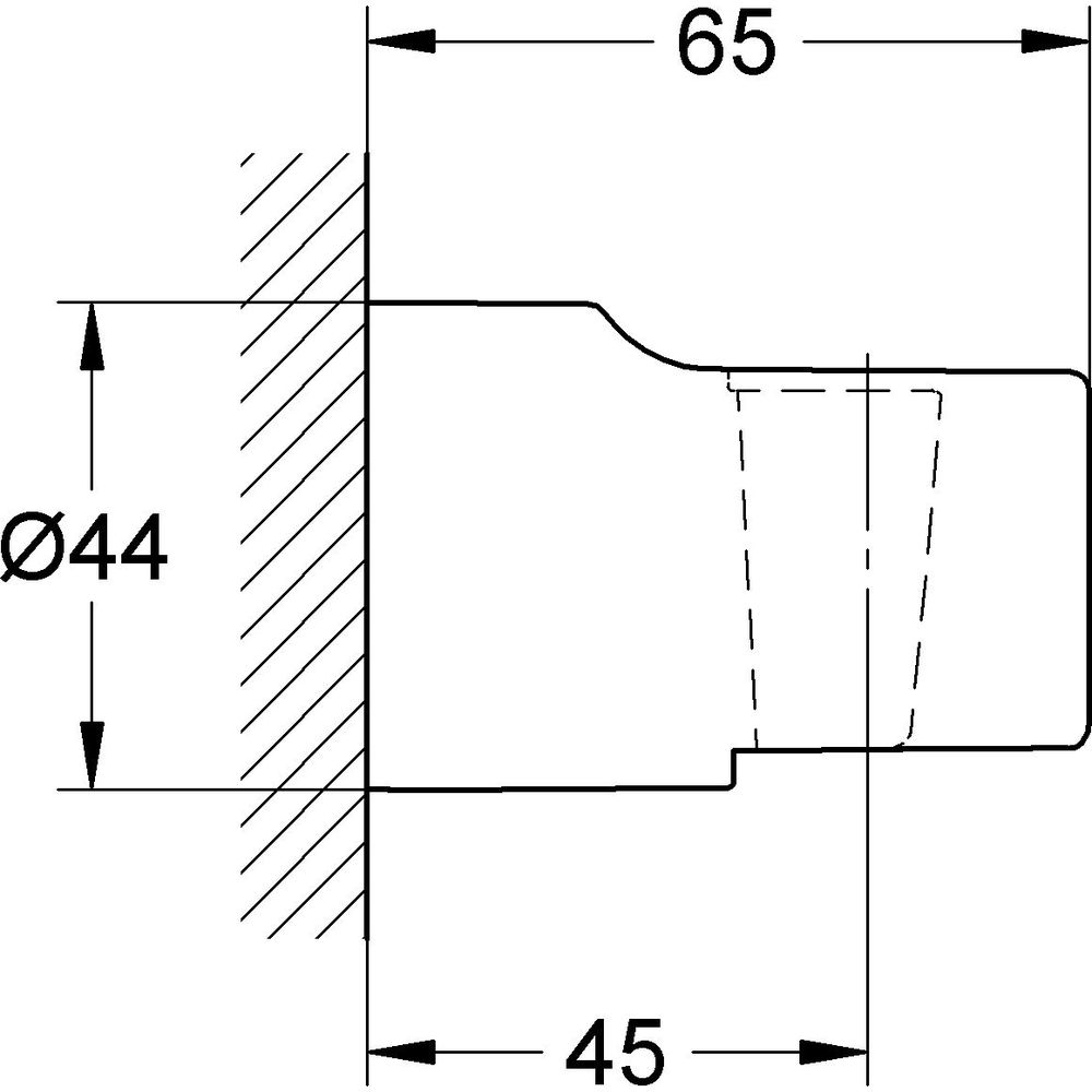 GROHE Handbrausehalter Relexa nicht verstellbar, chrom-28622000