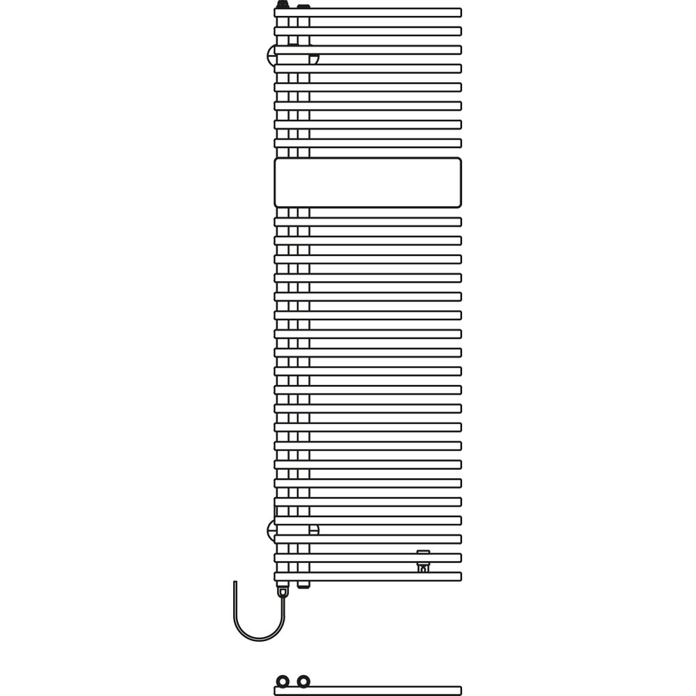 Kermi Badheizkörper Credo Half round -E-E1E1A1000452C2K