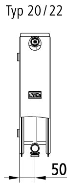 Kermi Ventilheizkörper Plan-V-PTV100300401L1K