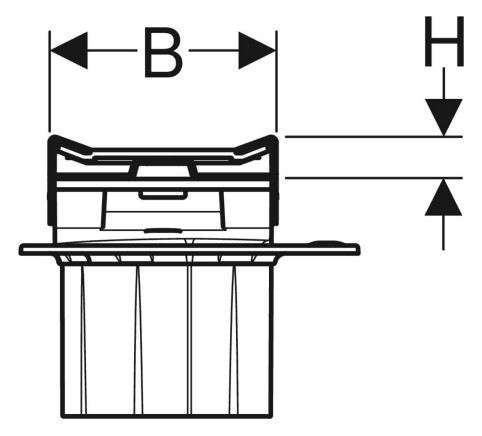 Geberit Duschrinne CleanLine20: L=30-90cm, Edelstahl elektropoliert, Edelstahl gebürstet 154.450.KS.-154450KS1